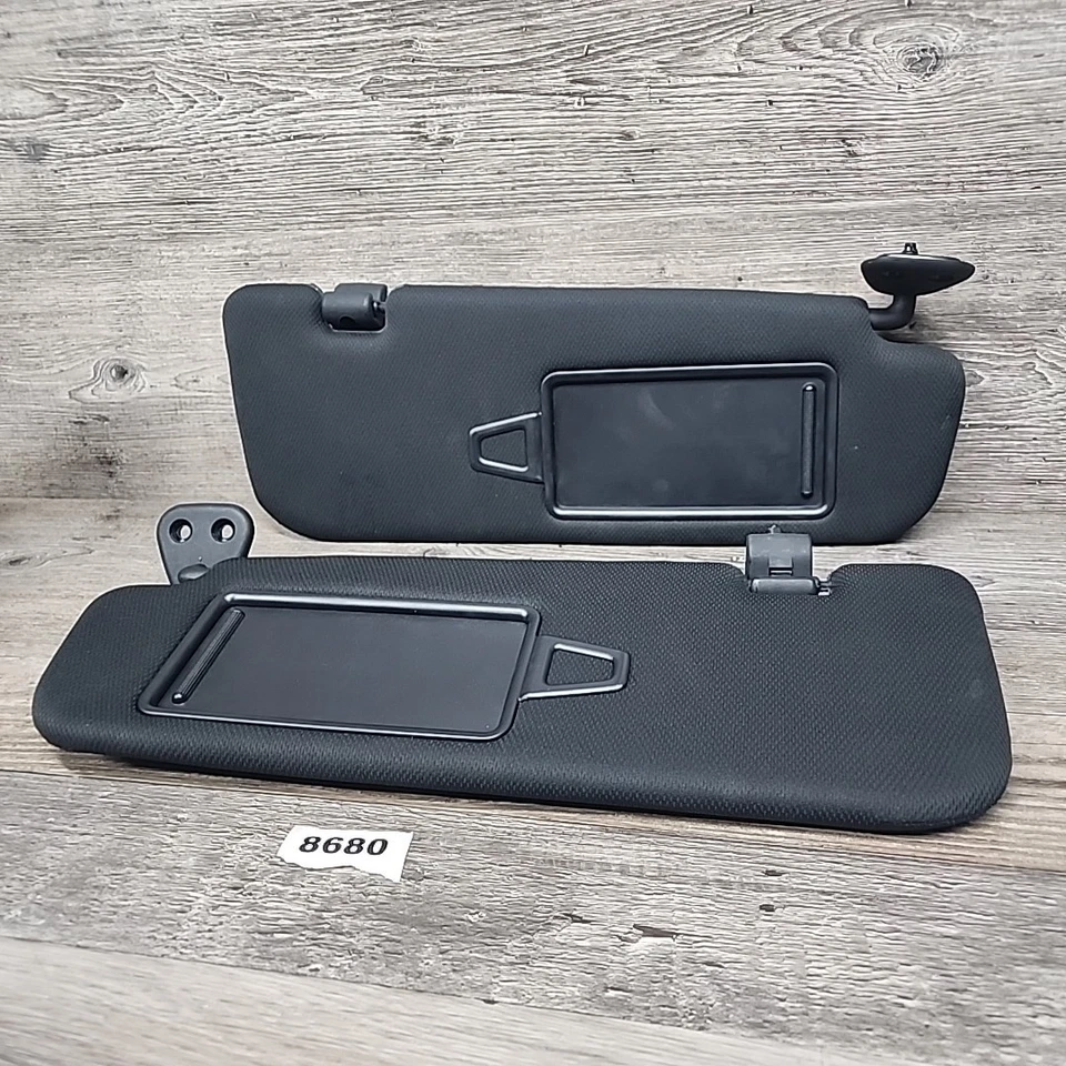 Par de parasoles parasol izquierdo derecho Hyundai Genesis Coupé 13-16 negro usado OEM Foto 4 de 4