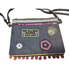 Natural Life Denim Crossbody Bag Wander Are L...