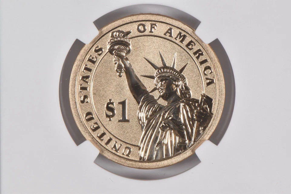 2015-P Reverse PF69 Lyndon B. Johnson $1 Coin and Chronicles NGC *5073 - Image 4 of 4