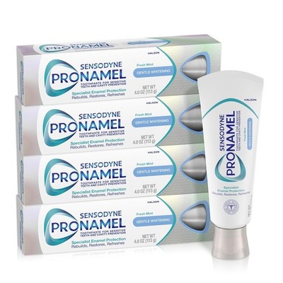 Pronamel Whitening Sensitive Teeth Toothpaste Enamel Repair Mint 4pk 4
