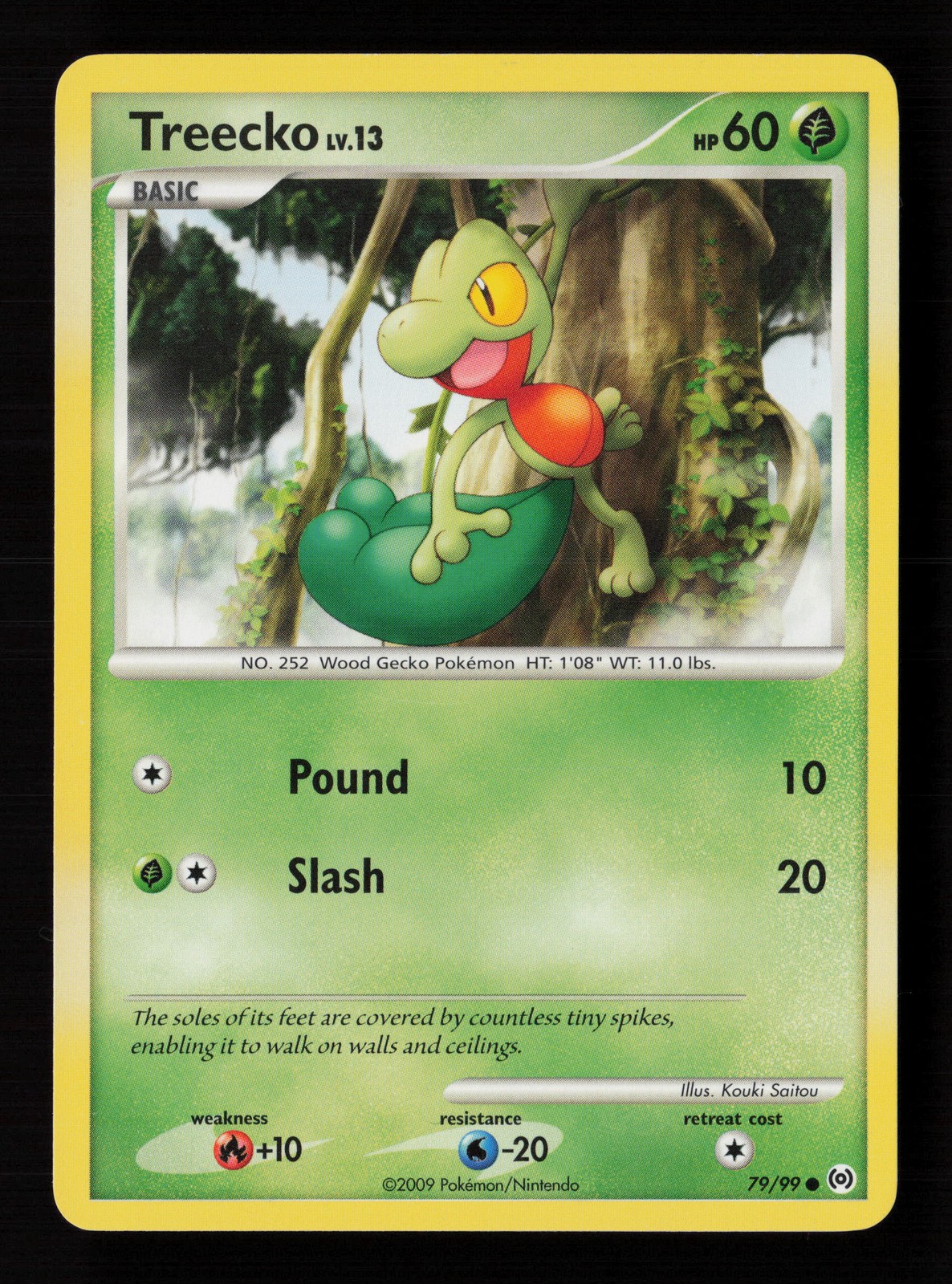 Treecko 79/99 Arceus Pokemon Card -B11