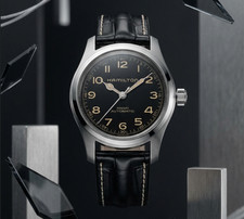 Orologio Uomo Hamilton Khaki Field Murph Automatico Nero H70605731