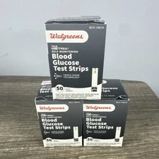 Walgreens True Metrix Glucose Test Strips 150 Count-3 Boxes Of 50 EXP 11/30/2026