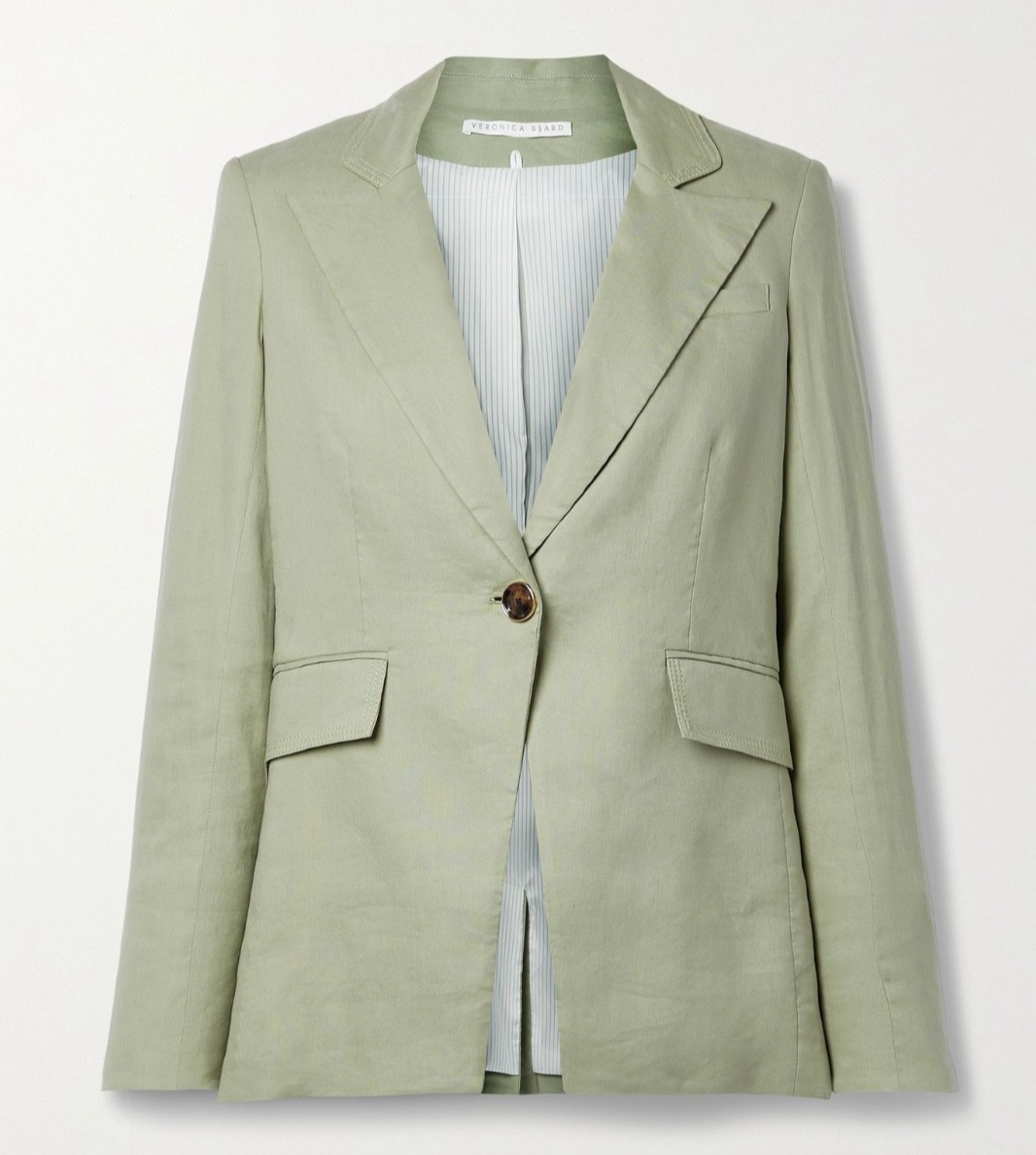VERONICA BEARD Mabel Cropped Blue Tweed Jacket, 8 US, 12 UK, 40 FR, Large NWT