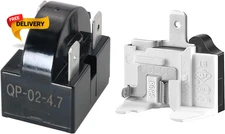 Refrigerator Compressor Relay and Overload Kit  Refrigerator Starters QP2-4R7...