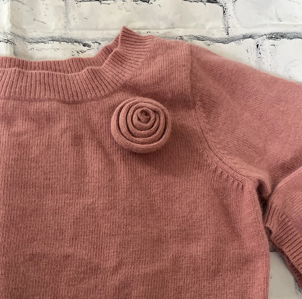 Suéter feminino Liz Claiborne tamanho XL lã de cordeiro angorá cabelo de coelho náilon novo com etiquetas - Imagem 2 de 4