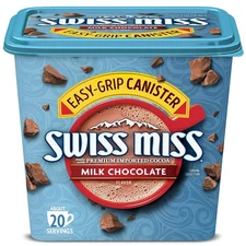 Swiss Miss Milk Chocolate Flavored Hot Cocoa Mix, 22.23 oz. Canister