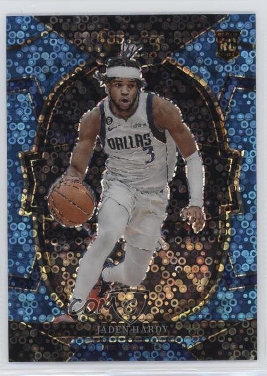 2022-23 Select Concourse Light Blue Disco Prizm 18/99 Jaden Hardy Rookie RC 04cw
