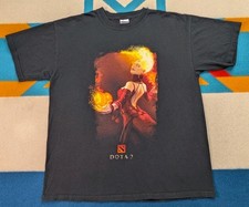 Vintage Dota 2 X Nvidia Promo Shirt Online Gaming Battle Game PC Computer Large