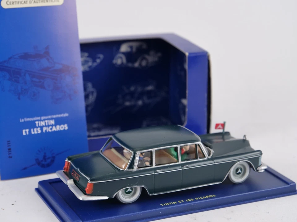 In Auto Tintin 1/43 La Limousine Governativa Di Tintin E I Picaros - Immagine 2 di 4