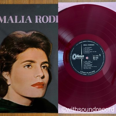 AMALIA RODRIGUES S/T JAPAN RED LP ex-/ex+ FLIP BACK 1964 ODEON CV 1002