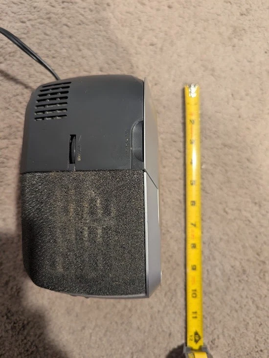 Magnavox широкий вид AM/FM/CD будильник радио MCR230SL/17 проверенный рабочий (T) - Изображение 3 из 4