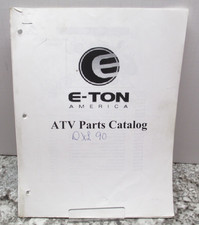 E-Ton DXL 90 Sierra ATV Parts Catalog Diagrams	E-Ton