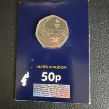 2016 Team GB Rio Olympics Swimming 50p Change Checker Circulated (Lot AL) 