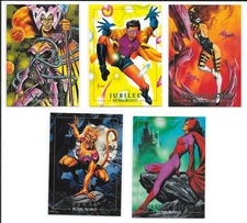 1992 Skybox Marvel Masterpieces Lost Ladies Complete CHASE Set LM1-LM5 Jubilee