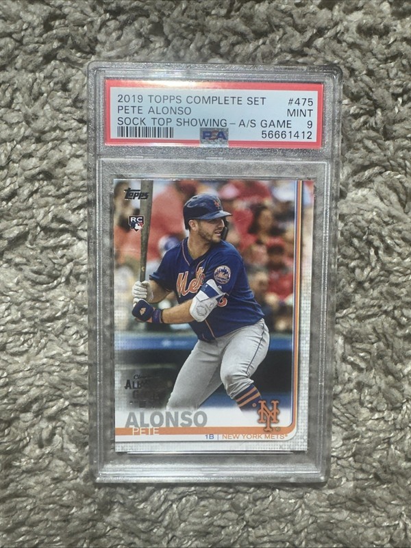 2019 Pete Alonso Topps All Star Game Stamp Rookie PSA 9