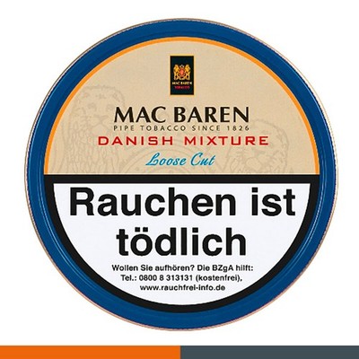 3 x 100g Mac Baren Danish Mixture Pfeifentabak Dose Pipe Tobacco
