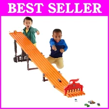 Lights & Sounds 6 Vehicle Race Track Set