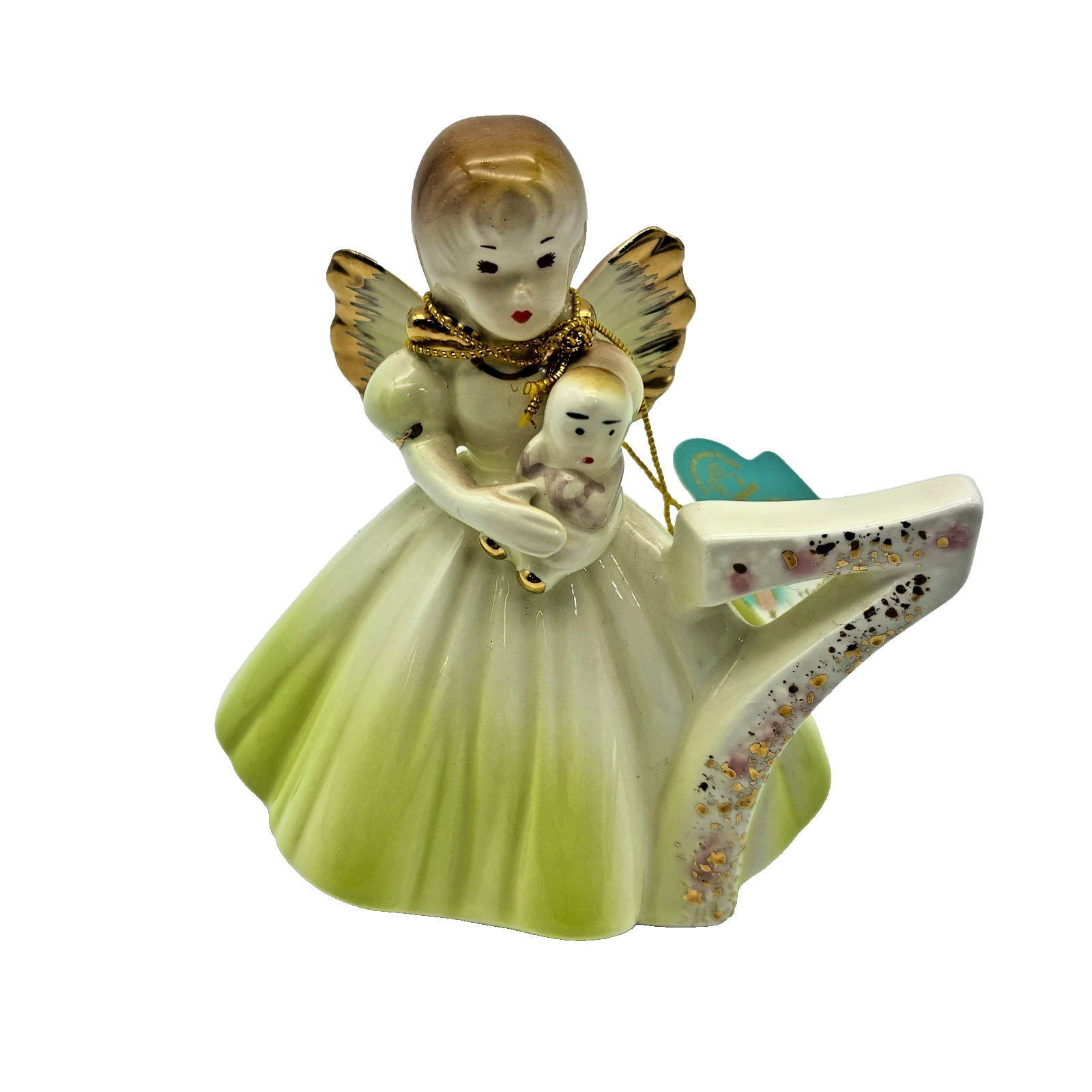 Josef Originals Birthday Girl Angel Figurine Year 7 With Original Tags