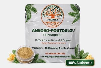 Ankoro Poutoulou Congo dust|Natural delay, highly effective  Powder  10 Grs bag