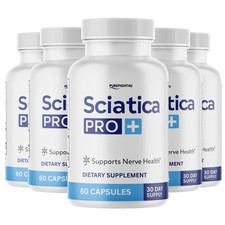Sciatica Pro Natural Formula Supplement that Supports Nerve Health - 5 Bottles