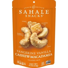 Sahale Snacks Tangerine Vanilla Cashew Macadamia Glazed Mix, 4 Ounces