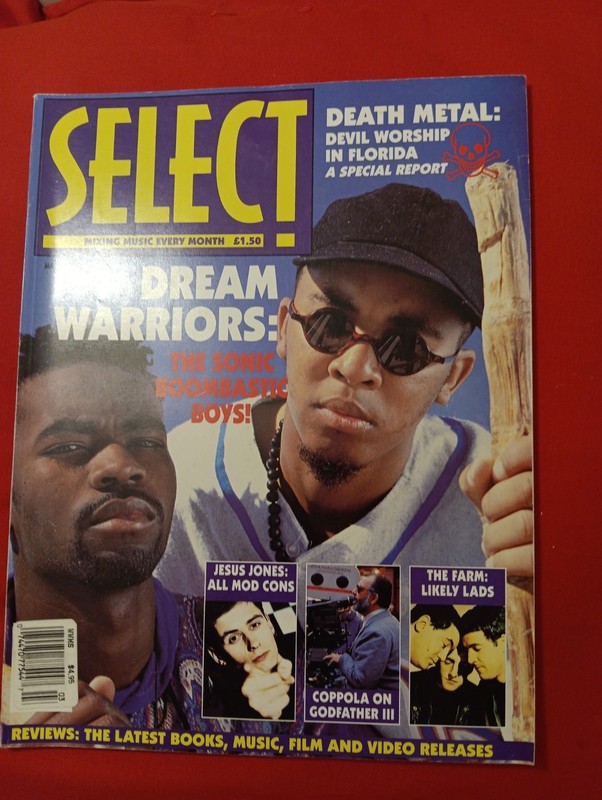 SELECT British UK Music Magazine - March 1991 Jesus Jones