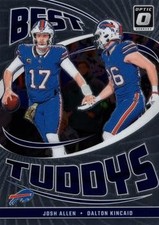 2024 Donruss Optic #10 Dalton Kincaid / Josh Allen Best Tuddys