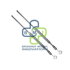 2pcs Gromed Freer Septum Periosteal Elevator with Suction 19cm (7½") surgical