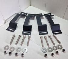 Universal Roof Box, Tentbox /Roof Tent Clamps and fixings for short roof bars.