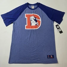 NWT NFL Team Apparel Vintage Marks T-shirt Denver Broncos Retro Logo Sz M