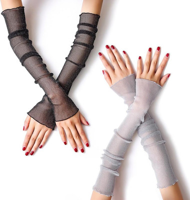 2 Paar Tül Fingerlose Armstulpen,arm sleeve,Uv Schutz Arm Ärmel armstulpen somme