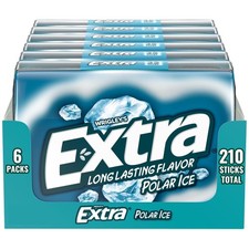 EXTRA Polar Ice Sugar Free Chewing Gum, Party Favors, Gum Packs Bulk, with St...