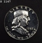 1957 Franklin Half Dollar "Gem Proof""