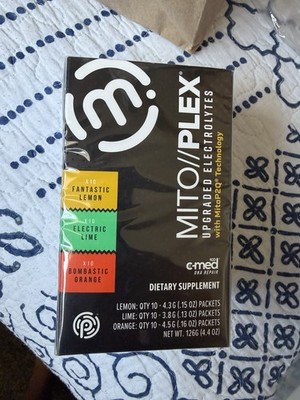 Mito Plex Electrolytes Upgrade by Pruvit 30 Packets, New Sealed