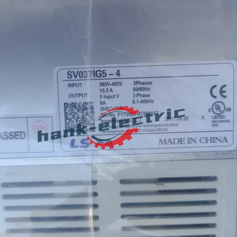 Novo Na Caixa LS LG SV037IG5-4 Inversor 3.7KW 380V Frete Rápido DHL/Fedex - Imagem 2 de 3