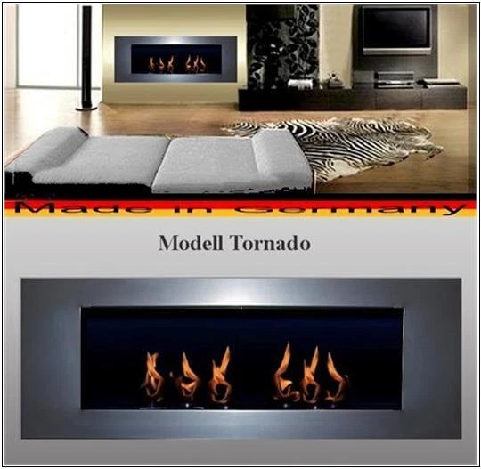 DF-SHOPPING KAMINBAU MIERZWA NEW XXL CHEMINEE ARGENT FIREPLACE CAMINETTO CAMINETTI ETHANOL FOYER cheminée