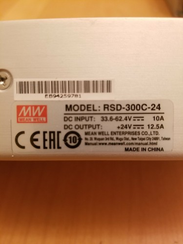 MW Mean Well RSD-300C-24 24V 12.5A Enclosed Single Output DC-DC Converter - Picture 2 of 7