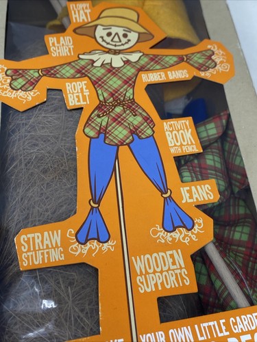 Wippers D.I.Y. Mini Scarecrow Project Kit Halloween Thanksgiving Decoration NEW - Picture 11 of 12