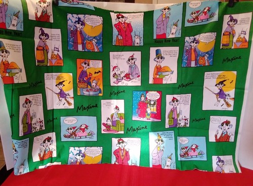 Fabric Maxine Hallmark 2010 Robert Kaufman Holidays 29x44"