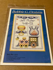 NEW BOBBIE G DESIGNS "BABY BOY" CROSS STITCH CHART PACK