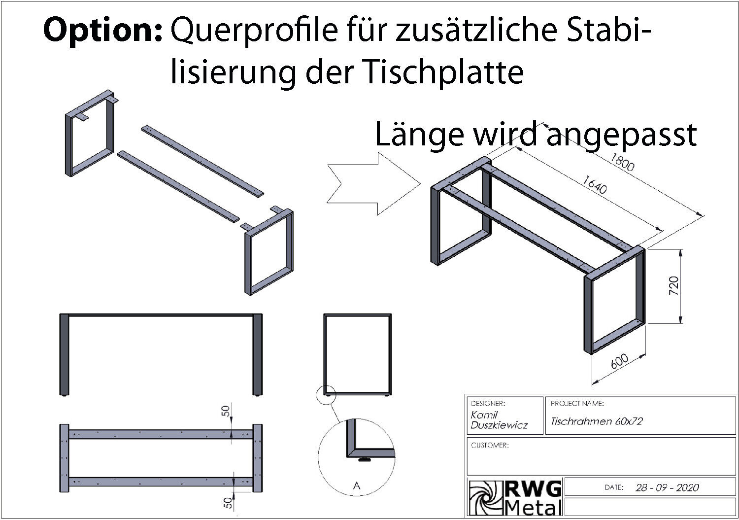 Tischkufen Tischgestell Tischbeine Tischrahmen Tischuntergestell Loft Industrie