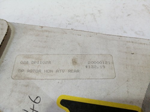 HONDA ATV TRX250 TRX300 REAR BRAKE DISC (D30) - Picture 5 of 5