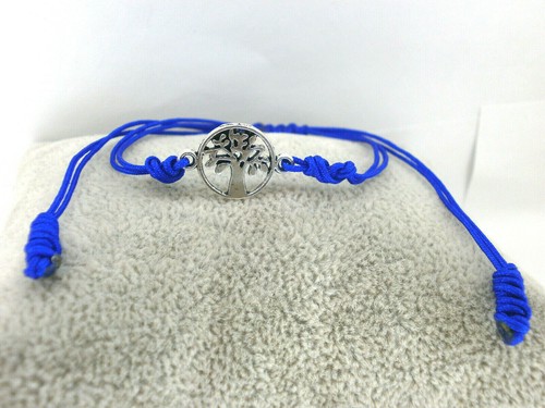 2 Pulseras "Junio" charm árbol de la vida e hilo azul - Imagen 7 de 7