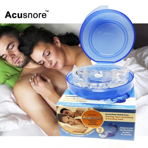 Anti Snore 6 Spring Mouth Piece Guard Relief Apnea Snoring Grinding Teeth Device - Picture 2 of 7