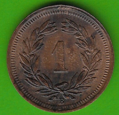 Switzerland 1 Rappen 1932 good vz pretty nswleipzig - Picture 2 of 2