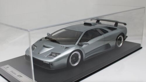 1/12 Escala Gl Modelos Lamborghini Diablo GT De 1990 IN Plata Piel 15 Piezas - Imagen 9 de 10