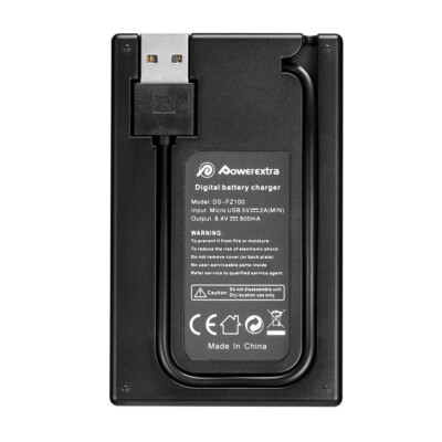 CAMERAPARTS Cargador de batería NP-FZ100 BC-QZ1 compatible con Sony ILCE-7RM4 ILCE-7M4 ILCE-7C CAMERAPARTS Cargador de batería NP-FZ100 BC-QZ1 compatible con Sony ILCE-7RM4 ILCE-7M4 ILCE-7C