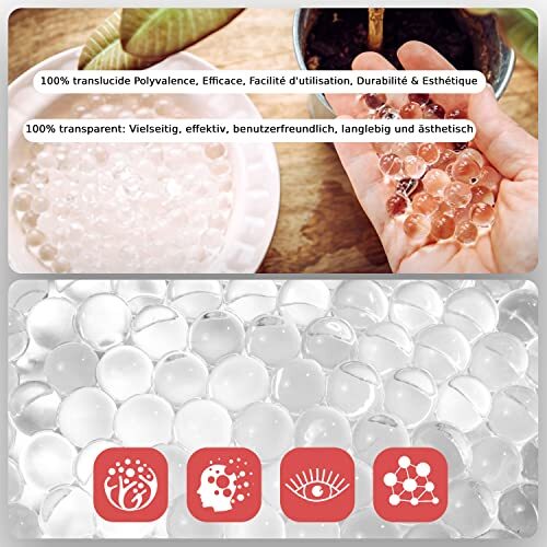APTIDY - Perle d'eau Transparente | Env. 50.000 pcs perles d'eau - Bille d'eau h - Bild 7 von 7