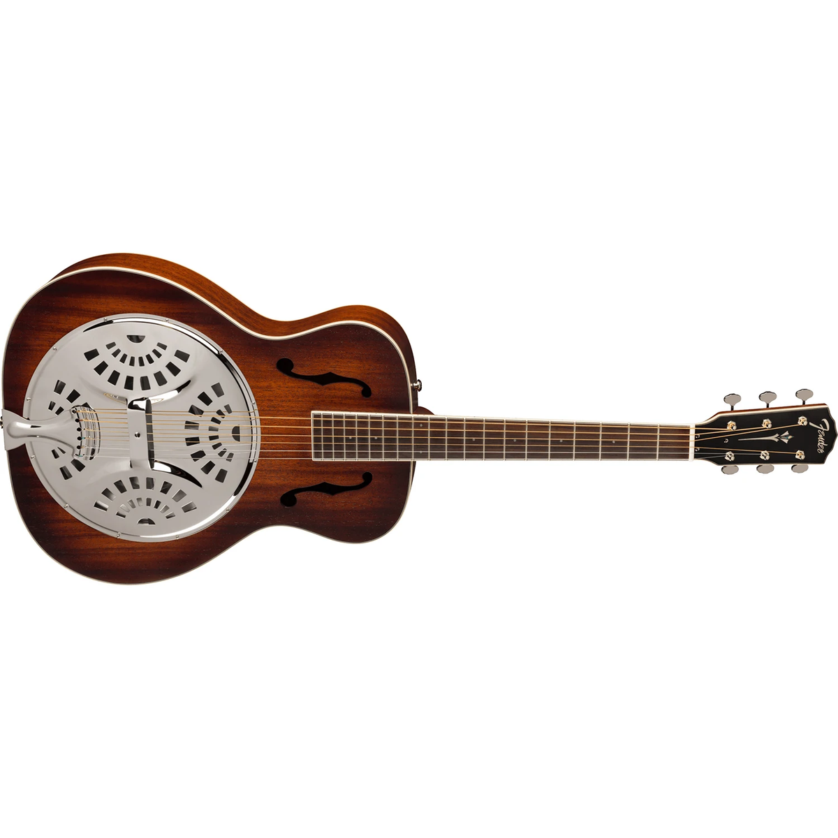 Fender Paramount PR-180E Resonator Guitar, Walnut Fretboard, Aged